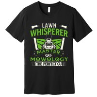 Lawn Whisperer Landscaper Landscaping Gardening Lawnmower Premium T-Shirt