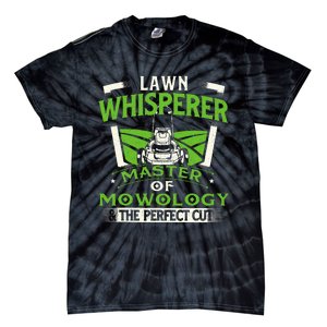 Lawn Whisperer Landscaper Landscaping Gardening Lawnmower Tie-Dye T-Shirt