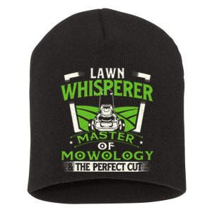 Lawn Whisperer Landscaper Landscaping Gardening Lawnmower Short Acrylic Beanie