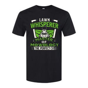 Lawn Whisperer Landscaper Landscaping Gardening Lawnmower Softstyle CVC T-Shirt