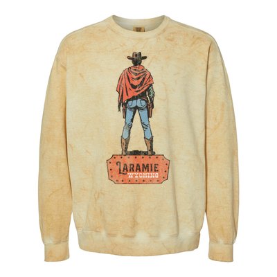 Laramie Wyoming Colorblast Crewneck Sweatshirt