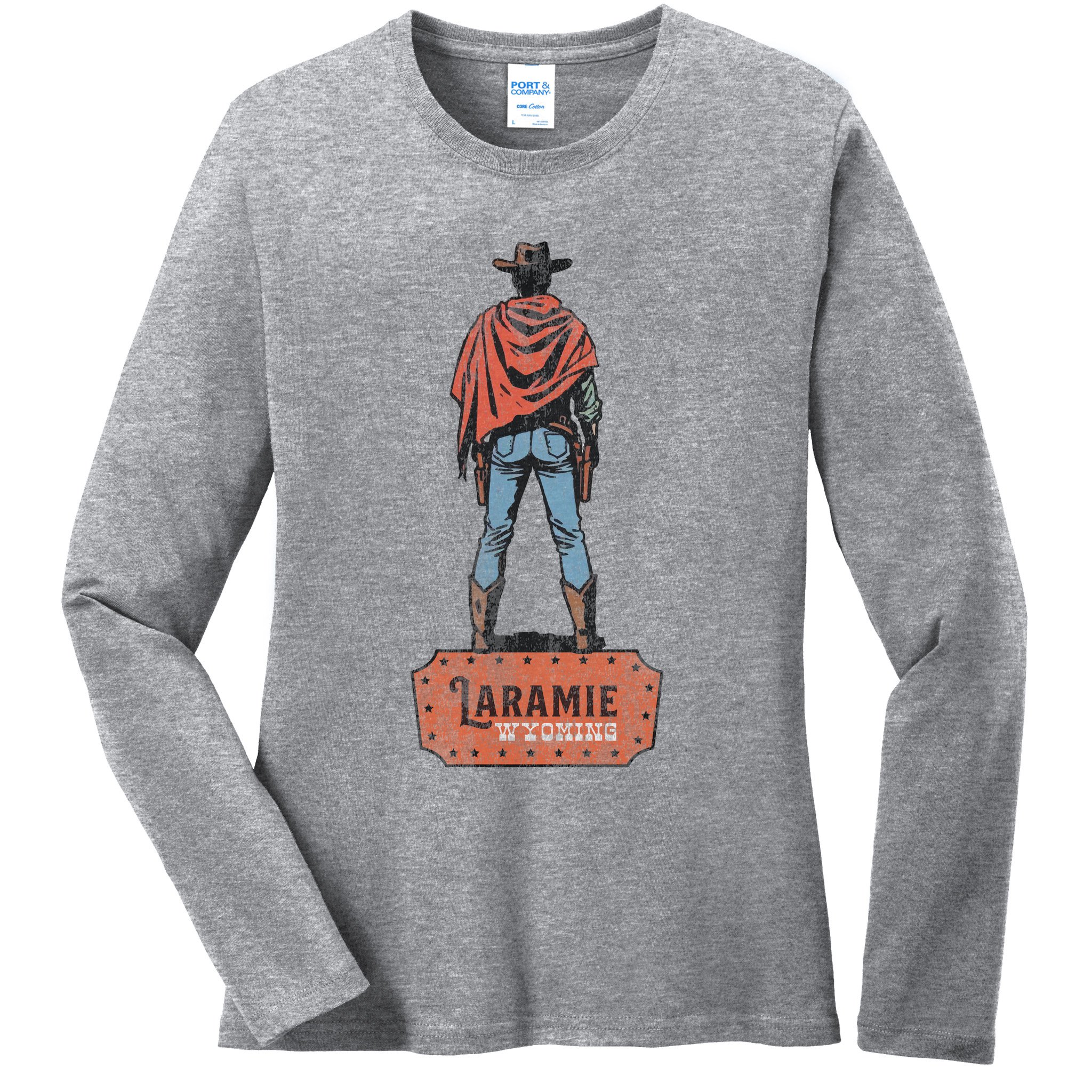 Laramie Wyoming Ladies Long Sleeve Shirt