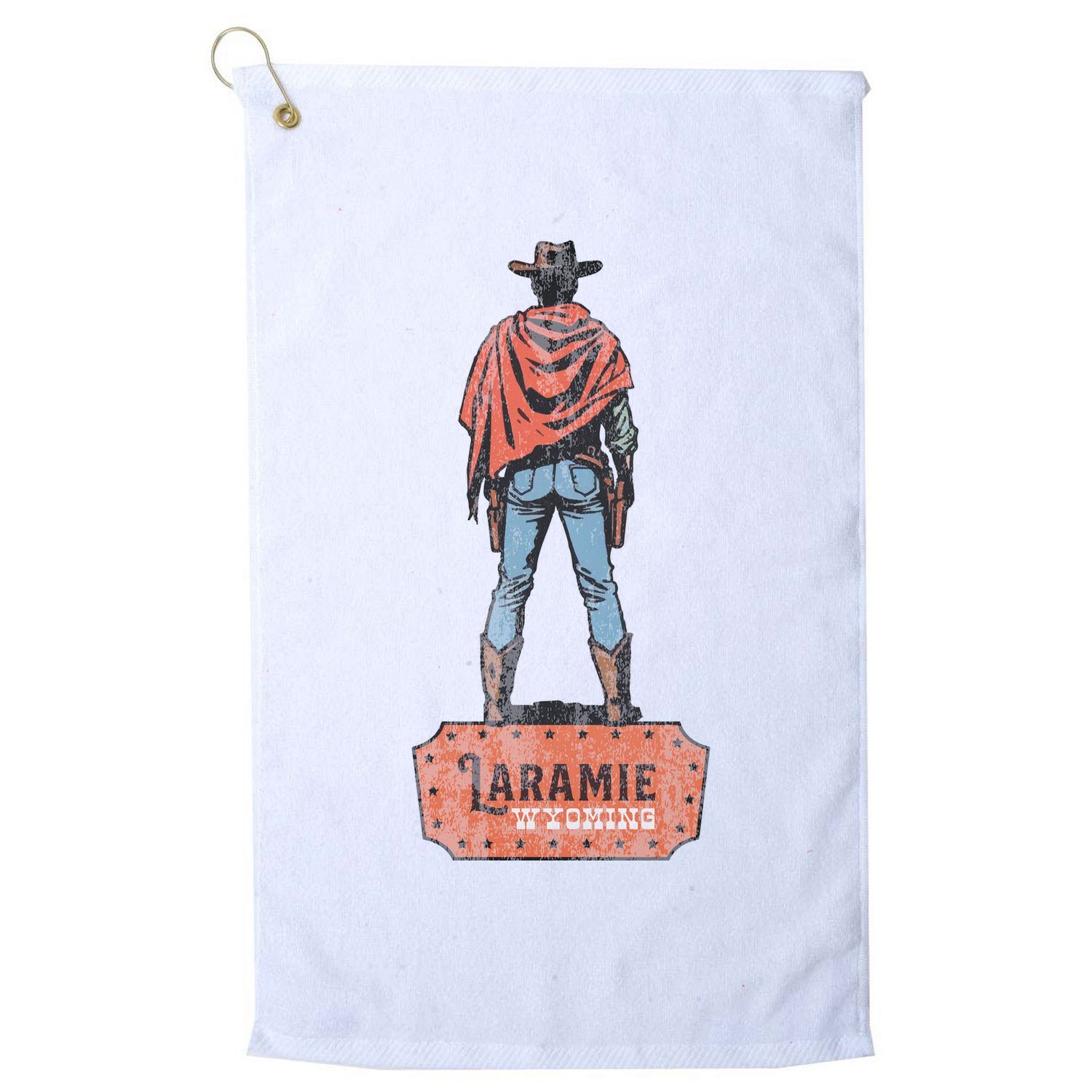Laramie Wyoming Golf Towel