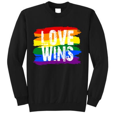 Love Wins LGBTQ Pride Flag Sweatshirt