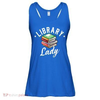 Library Workers Library Lady Librarians School Librarians Gift Ladies Essential Flowy Tank