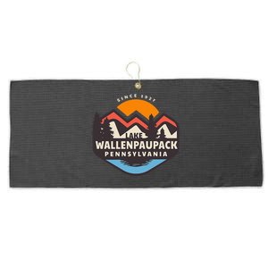 Lake Wallenpaupack Large Microfiber Waffle Golf Towel