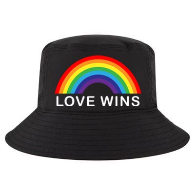 Love Wins Lgbtq Pride Month Rainbow Cool Comfort Performance Bucket Hat