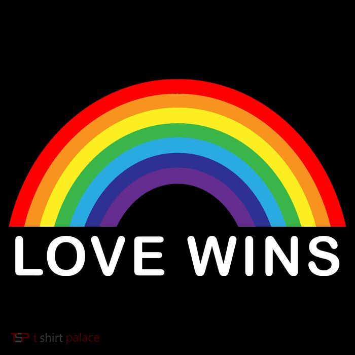 Love Wins Lgbtq Pride Month Rainbow Ladies Essential Flowy Tank