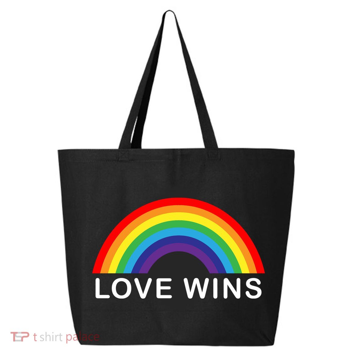 Love Wins Lgbtq Pride Month Rainbow 25L Jumbo Tote