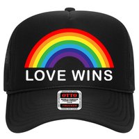 Love Wins Lgbtq Pride Month Rainbow Trucker Hat