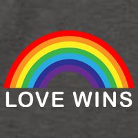Love Wins Lgbtq Pride Month Rainbow Vector Backpack