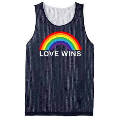 Love Wins Lgbtq Pride Month Rainbow Mesh Reversible Basketball Jersey Tank