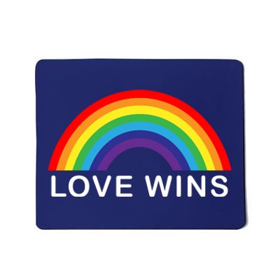 Love Wins Lgbtq Pride Month Rainbow Mousepad