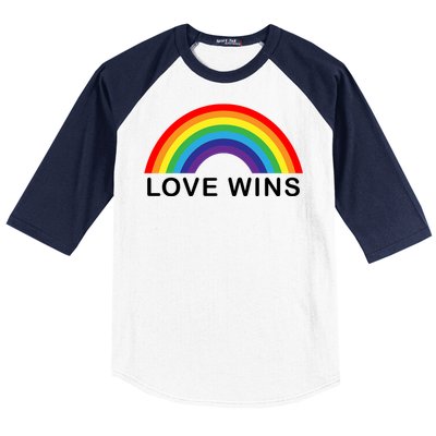 Love Wins Lgbtq Pride Month Rainbow Baseball Sleeve Shirt