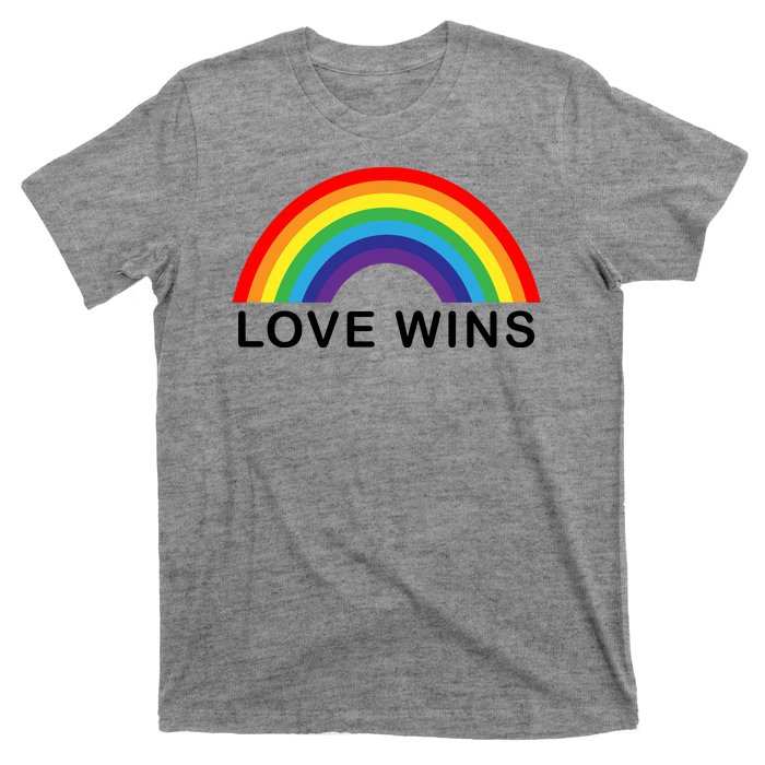 Love Wins Lgbtq Pride Month Rainbow T-Shirt