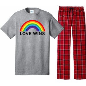 Love Wins Lgbtq Pride Month Rainbow Pajama Set