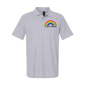 Love Wins Lgbtq Pride Month Rainbow Softstyle Adult Sport Polo