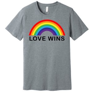 Love Wins Lgbtq Pride Month Rainbow Premium T-Shirt