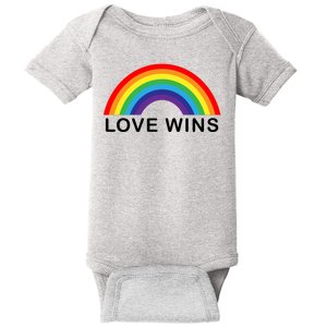 Love Wins Lgbtq Pride Month Rainbow Baby Bodysuit