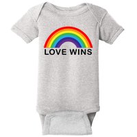 Love Wins Lgbtq Pride Month Rainbow Baby Bodysuit