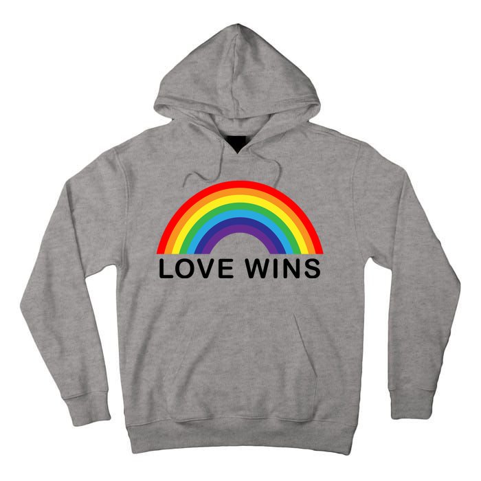 Love Wins Lgbtq Pride Month Rainbow Tall Hoodie