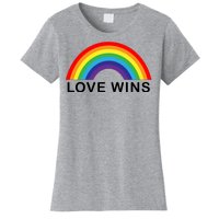 Love Wins Lgbtq Pride Month Rainbow Women's T-Shirt