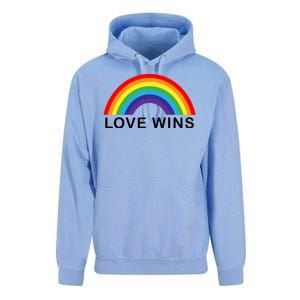 Love Wins Lgbtq Pride Month Rainbow Unisex Surf Hoodie