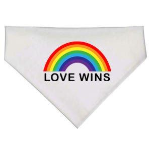 Love Wins Lgbtq Pride Month Rainbow USA-Made Doggie Bandana