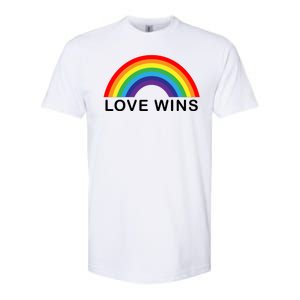 Love Wins Lgbtq Pride Month Rainbow Softstyle CVC T-Shirt