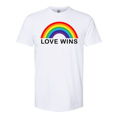 Love Wins Lgbtq Pride Month Rainbow Softstyle® CVC T-Shirt