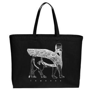 Lamassu Winged Lion Assyrian Sumerian Mesopotamia Gift Cotton Canvas Jumbo Tote