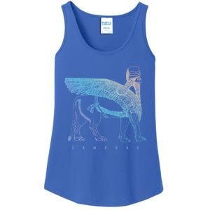 Lamassu Winged Lion Assyrian Sumerian Mesopotamia Funny Gift Ladies Essential Tank