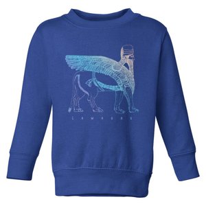 Lamassu Winged Lion Assyrian Sumerian Mesopotamia Funny Gift Toddler Sweatshirt