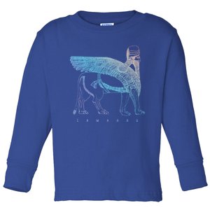 Lamassu Winged Lion Assyrian Sumerian Mesopotamia Funny Gift Toddler Long Sleeve Shirt