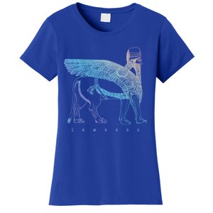 Lamassu Winged Lion Assyrian Sumerian Mesopotamia Funny Gift Women's T-Shirt