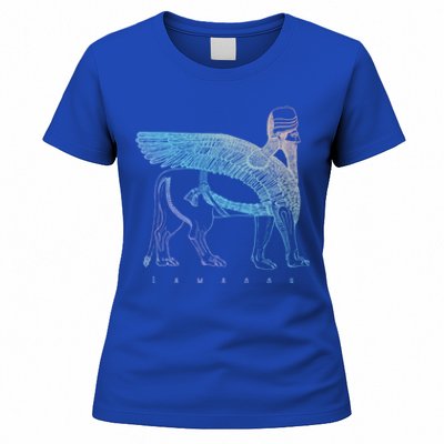 Lamassu Winged Lion Assyrian Sumerian Mesopotamia Funny Gift Women's T-Shirt