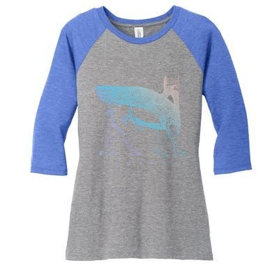 Lamassu Winged Lion Assyrian Sumerian Mesopotamia Funny Gift Women's Tri-Blend 3/4-Sleeve Raglan Shirt