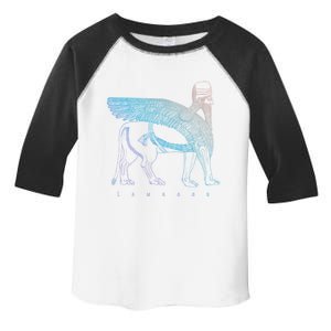 Lamassu Winged Lion Assyrian Sumerian Mesopotamia Funny Gift Toddler Fine Jersey T-Shirt