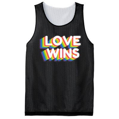 Love Wins Mesh Reversible Basketball Jersey Tank