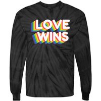 Love Wins Tie-Dye Long Sleeve Shirt