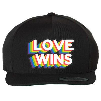 Love Wins Wool Snapback Cap