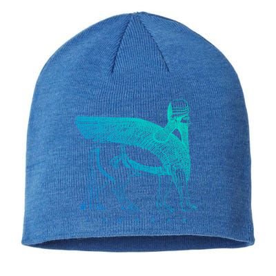 Lamassu Winged Lion Assyrian Sumerian Mesopotamia Gift Sustainable Beanie