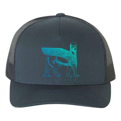 Lamassu Winged Lion Assyrian Sumerian Mesopotamia Gift Yupoong Adult 5-Panel Trucker Hat