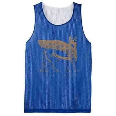 Lamassu Winged Lion Assyrian Sumerian Mesopotamia Gift Mesh Reversible Basketball Jersey Tank