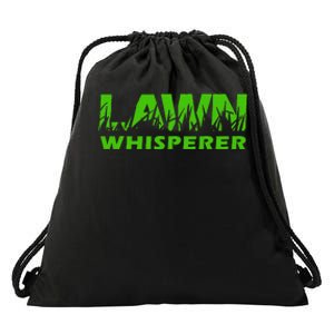 Lawn Whisperer Landscaping Yard Work Drawstring Bag