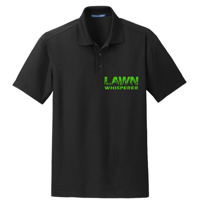 Lawn Whisperer Landscaping Yard Work Dry Zone Grid Polo