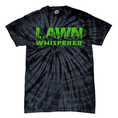 Lawn Whisperer Landscaping Yard Work Tie-Dye T-Shirt