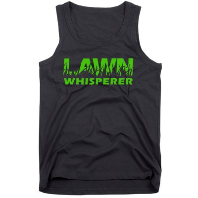 Lawn Whisperer Landscaping Yard Work Tank Top