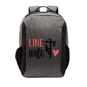 Line Wife Lineworker Husband Linewife Proud Line Wife Great Gift Vector Backpack