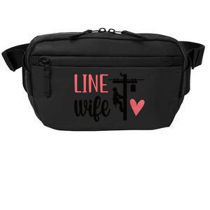 Line Wife Lineworker Husband Linewife Proud Line Wife Great Gift Crossbody Pack